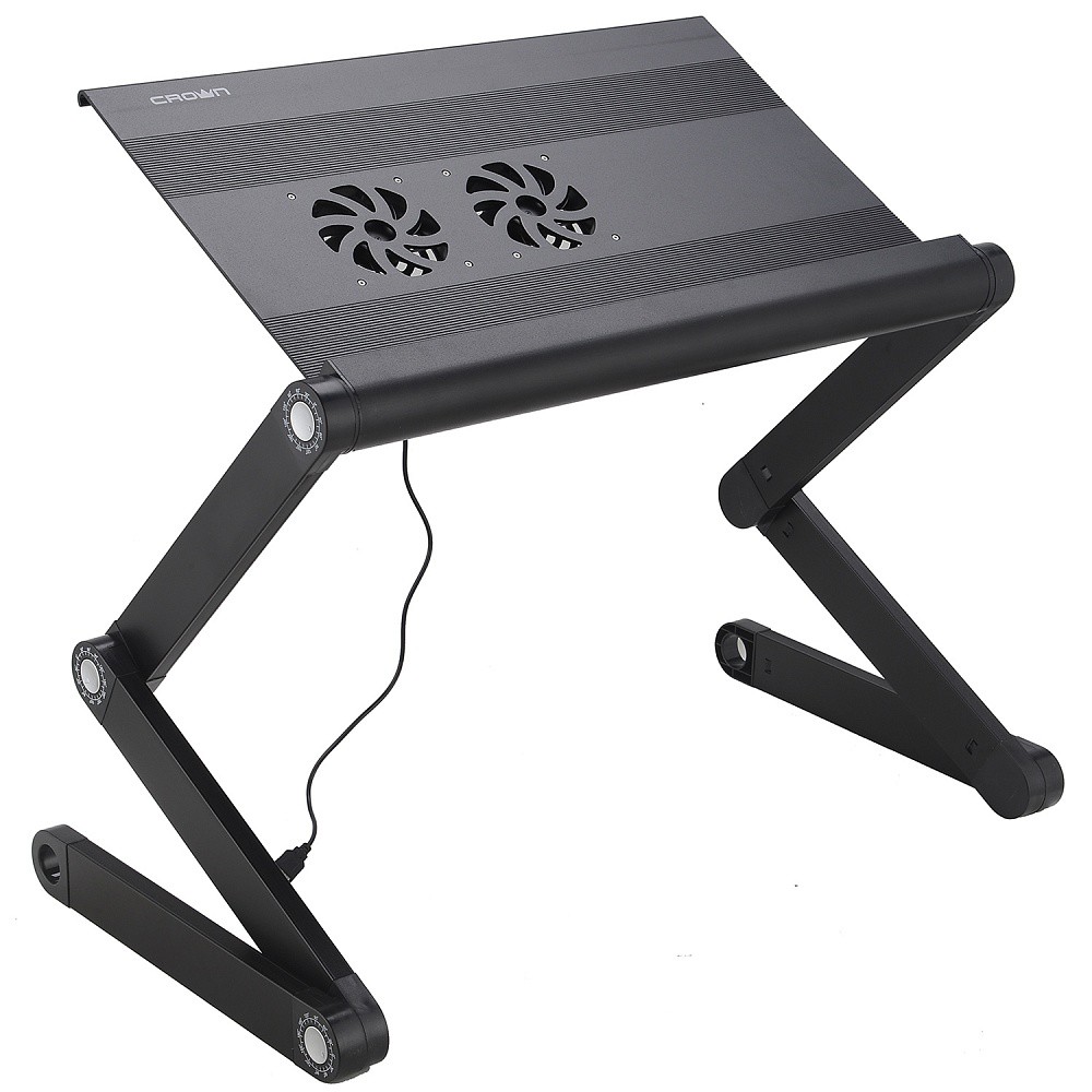 Подставка для ноутбука Crown CMLS-100 Black (столик для ноутбука 17