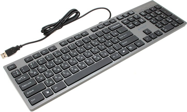 Клавиатура A4Tech KV-300H Gray USB