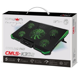 Подставка для ноутбука Crown CMLS-K332 GREEN