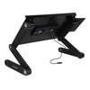 Подставка для ноутбука Crown CMLS-121B Black (Столик для ноутбука с подставкой, 17”, 2х80мм, питание от USB)