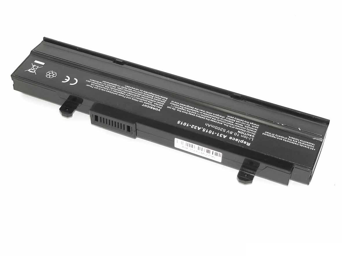 Батарея для ноутбука A32-1015 (012157) (10.8V, 5200mAh, Asus EEE PC 1015 1016 1011PX VX6 OEM черная)
