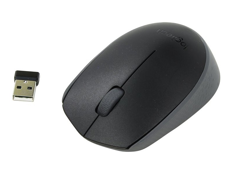 Мышь Logitech Wireless Mouse M171 (910-004424) Black-Grey (1000dpi, 3 кнопки)