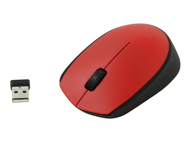 Беспроводная мышь Logitech M171 (910-004641) Red (1000dpi, 3 кнопки)