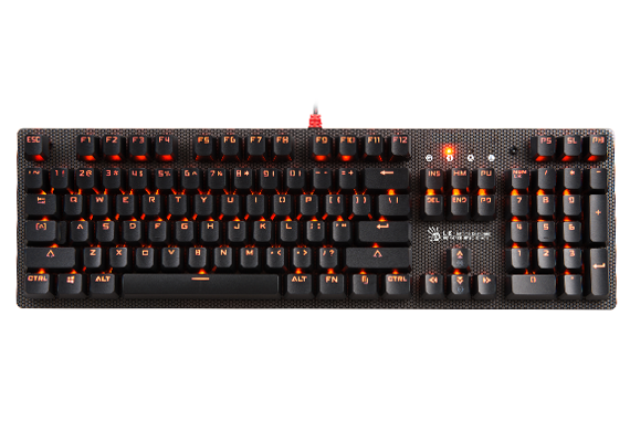 Клавиатура A4Tech Bloody B160N Black (Игровая, подсветка, влагозащита, USB)