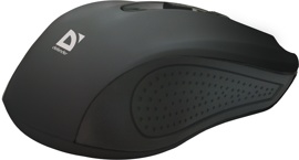 Мышь Defender Accura MM-935 Black (52935) (1600 dpi, 4 кнопки, радио)