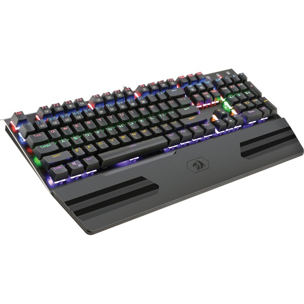 Клавиатура Redragon Hara Black (Механическая, Outemu Blue, подсветка, влагозащита, USB)
