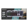 Клавиатура Defender Metal Hunter GK-140L (45140) Silver (USB, игровая, металл, с подсветкой)