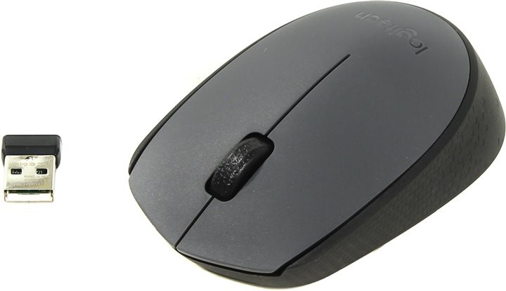 Мышь Logitech Wireless M170 (910-004642) Gray (1000dpi, 3 кнопки)