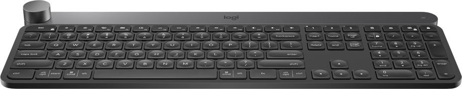 Клавиатура Logitech Wireless Craft (920-008505) Black/Silver (Беспроводная, подсветка, аккумулятор, Bluetooth)