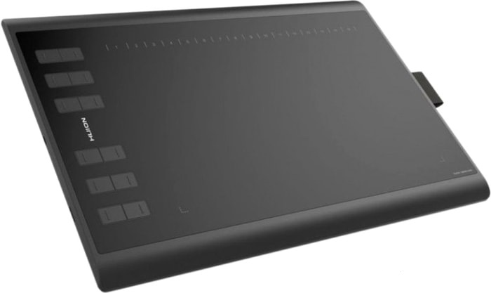 Графический планшет Huion H1060P Black (254x159мм, 5080lpi, 8192 уровня, 233 RPS, USB)