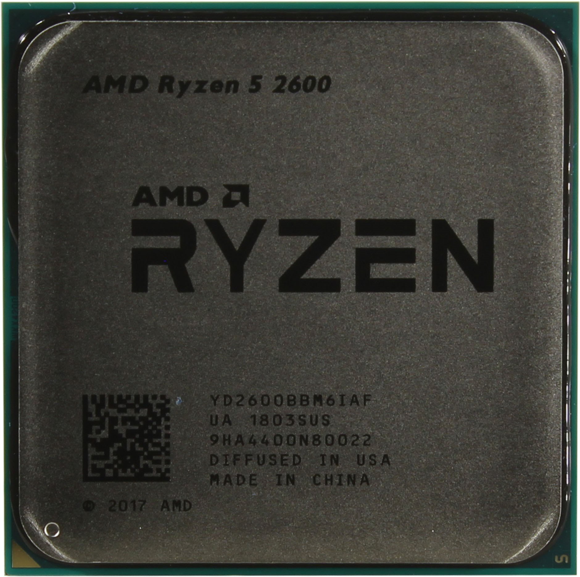 Процессор AMD Ryzen 5 2600 (YD2600BBM6IAF) 3.4(3.9)GHz, 6 ядер / 12 потоков, 16Мб, 65W (Socket AM4)