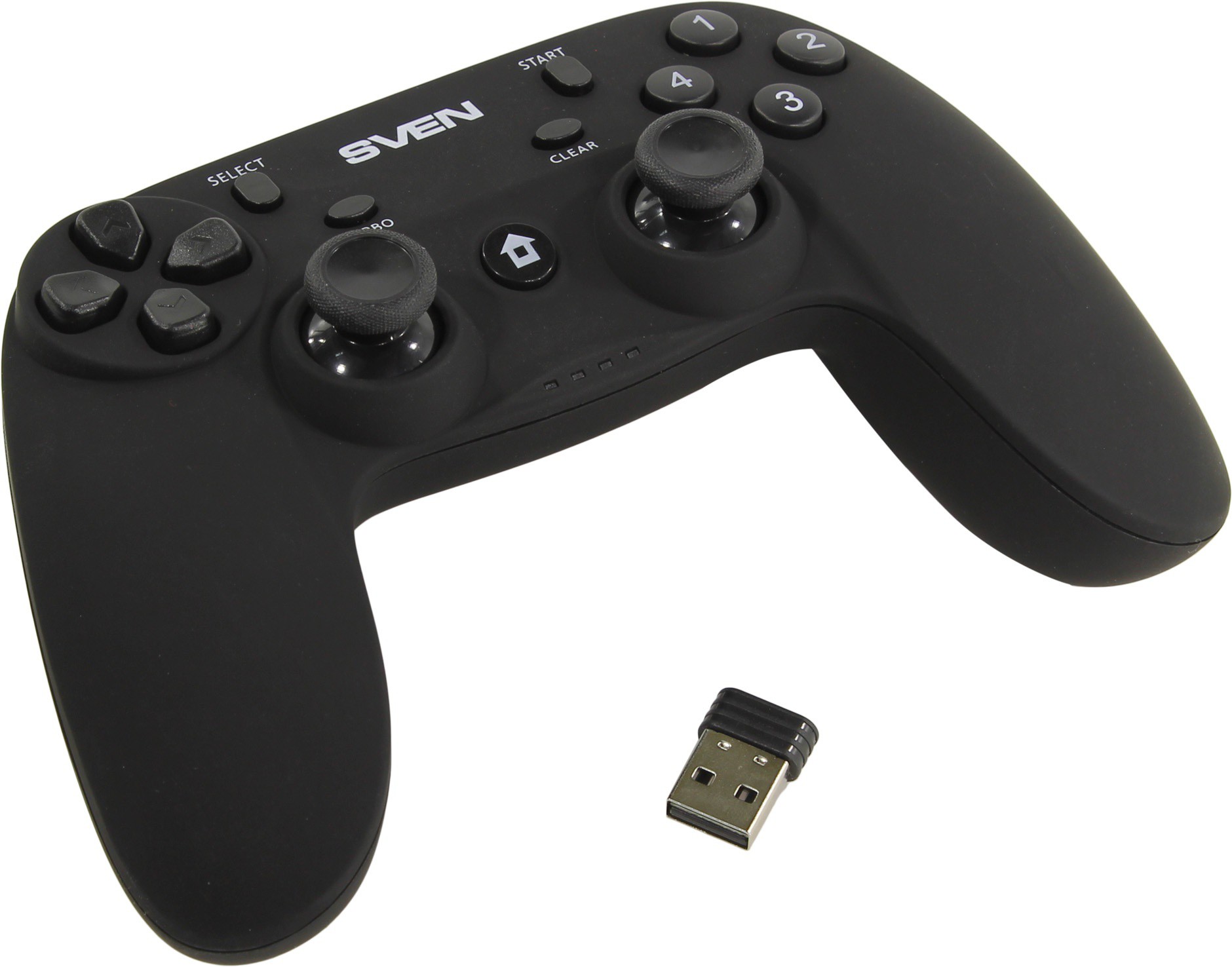 Геймпад Sven GC-3050 Black (беспроводной, джой-к, 2 стика, 13 кнопок, для PC/Sony PlayStation 3/Android)