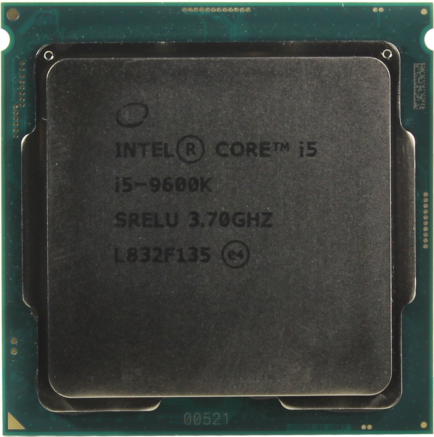 Процессор Intel Core i5-9600K (BOX) 3.7(4.6)GHz, 6 ядер / 6 потоков, 9Mb, UHD Graphics 630, 95W (Socket 1151)