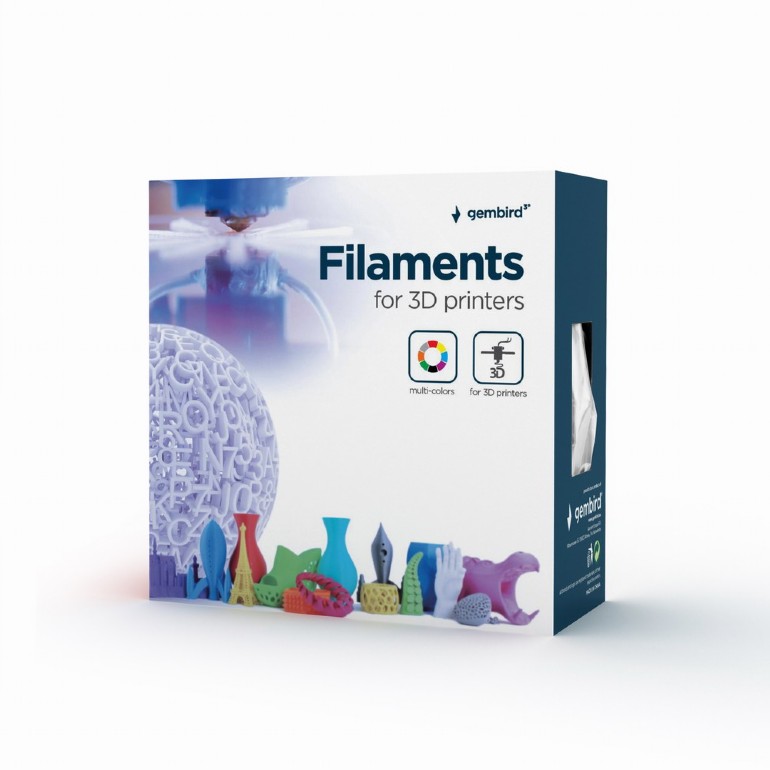 Филамент Gembird 3DP-PLA1.75-01-FG
