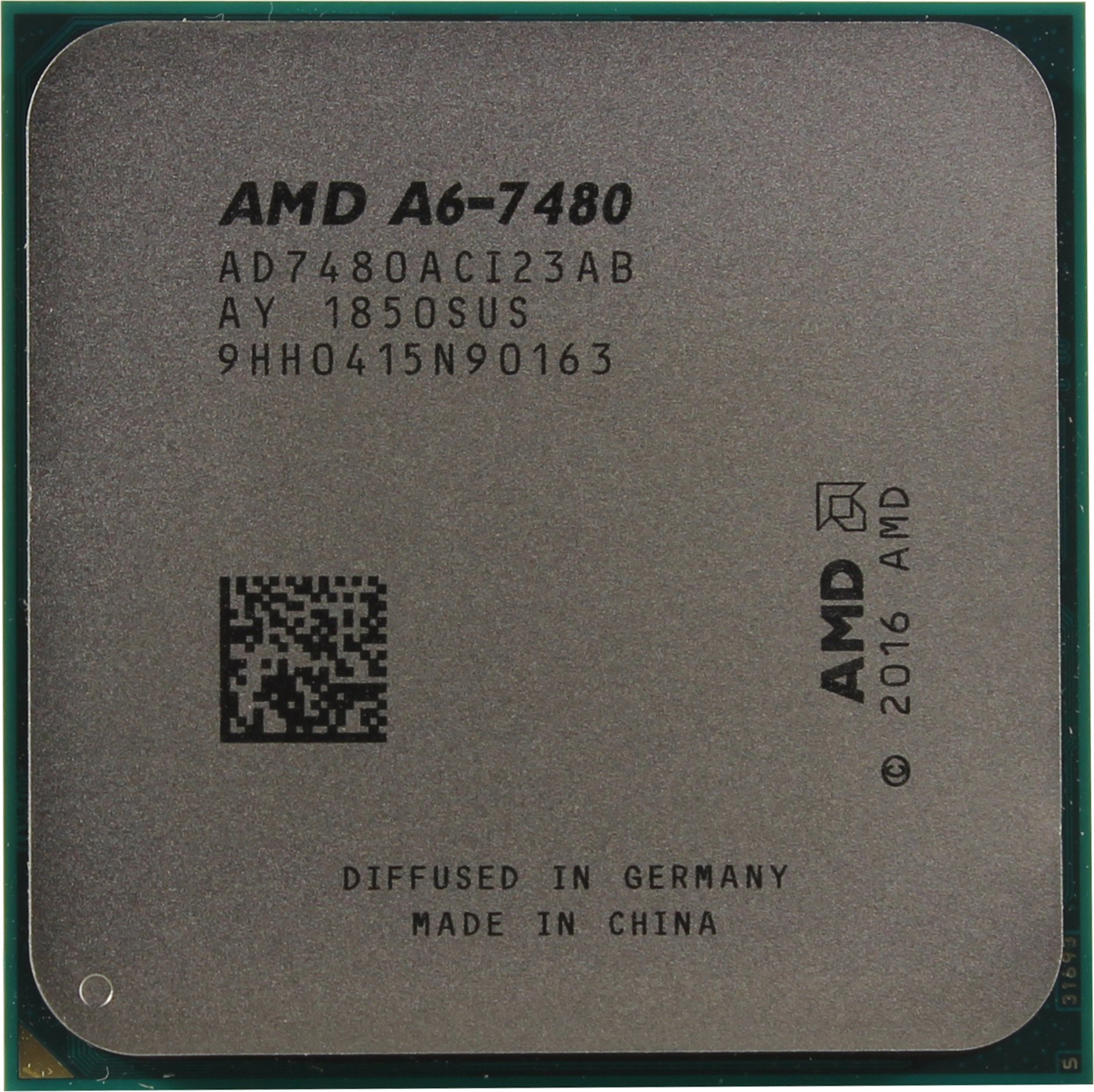 Процессор AMD A6-7480 (AD7480ACI23AB) 3.5(3.8)GHz, 2 ядра / 2 потока, 1Mb, Radeon R5, 65W (Socket FM2+)