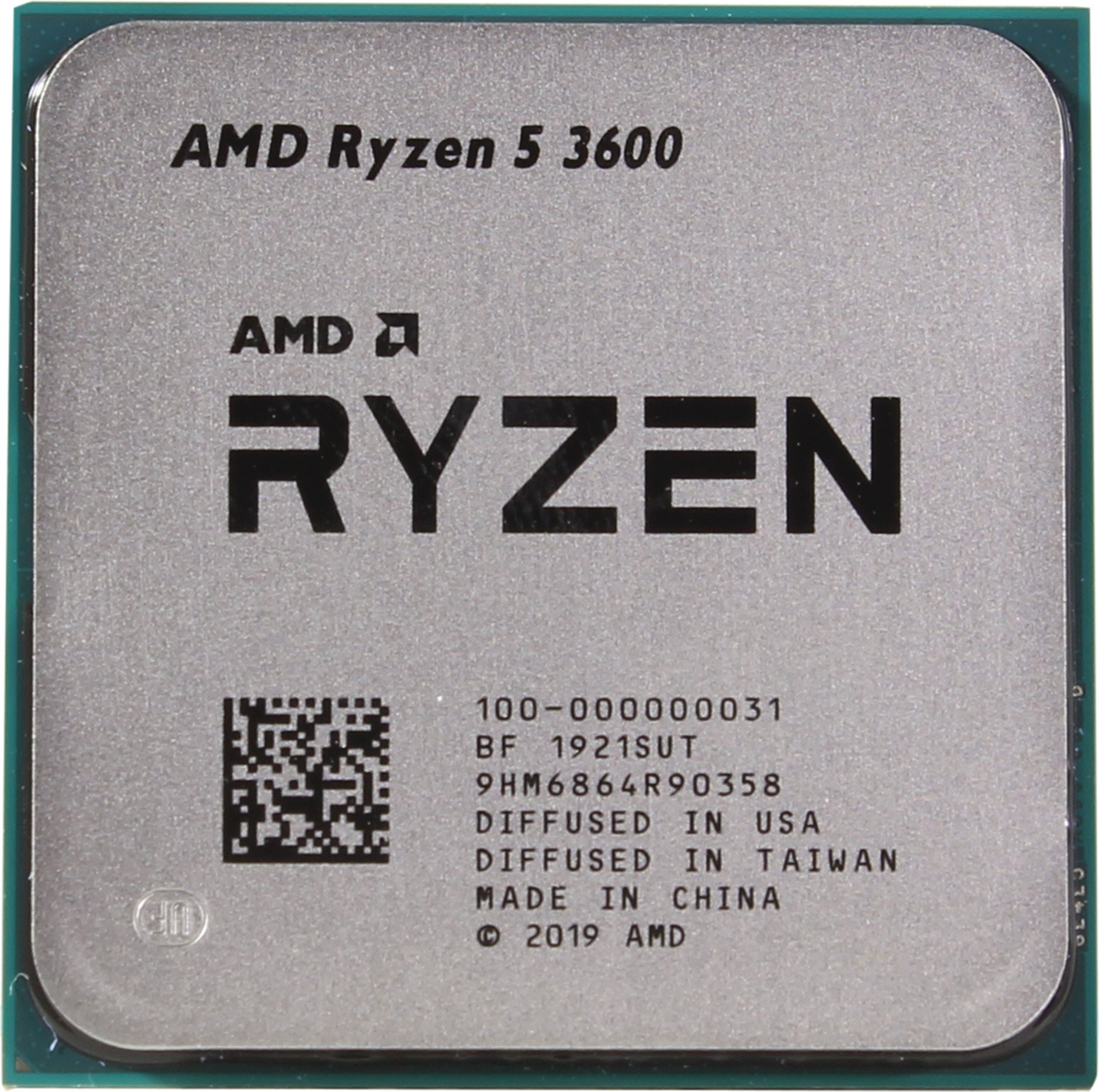 Процессор AMD Ryzen 5 3600 (100-100000031) 3.6(4.2)GHz, 6 ядер/12 потоков, 32Mb, 65W (Socket AM4)
