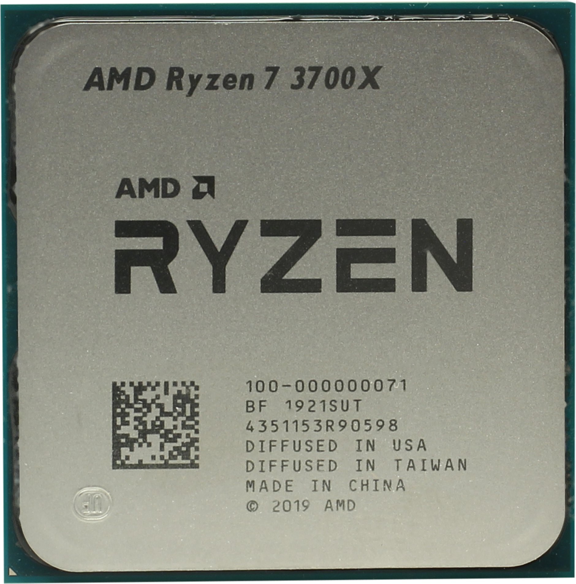 Процессор AMD Ryzen 7 3700X (BOX) (100-100000071BOX) 3.6(4.4)GHz, 8 ядер/16 потоков, 32Mb, 65W (Socket AM4)