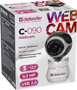 Веб-камера Defender C-090 (63090) Black