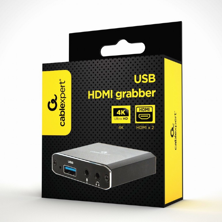 Адаптер видеозахвата Cablexpert UHG-4K2-01 захват HDMI сигнала 4K