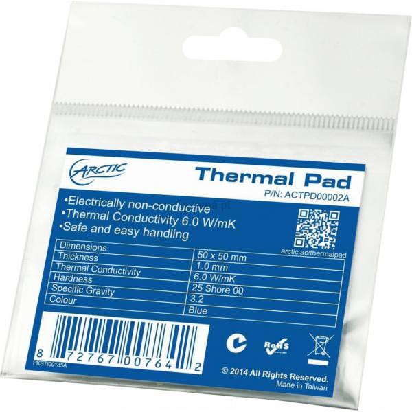 Термопрокладка Arctic Cooling Thermal pad 50x50x1 (ACTPD00002A)