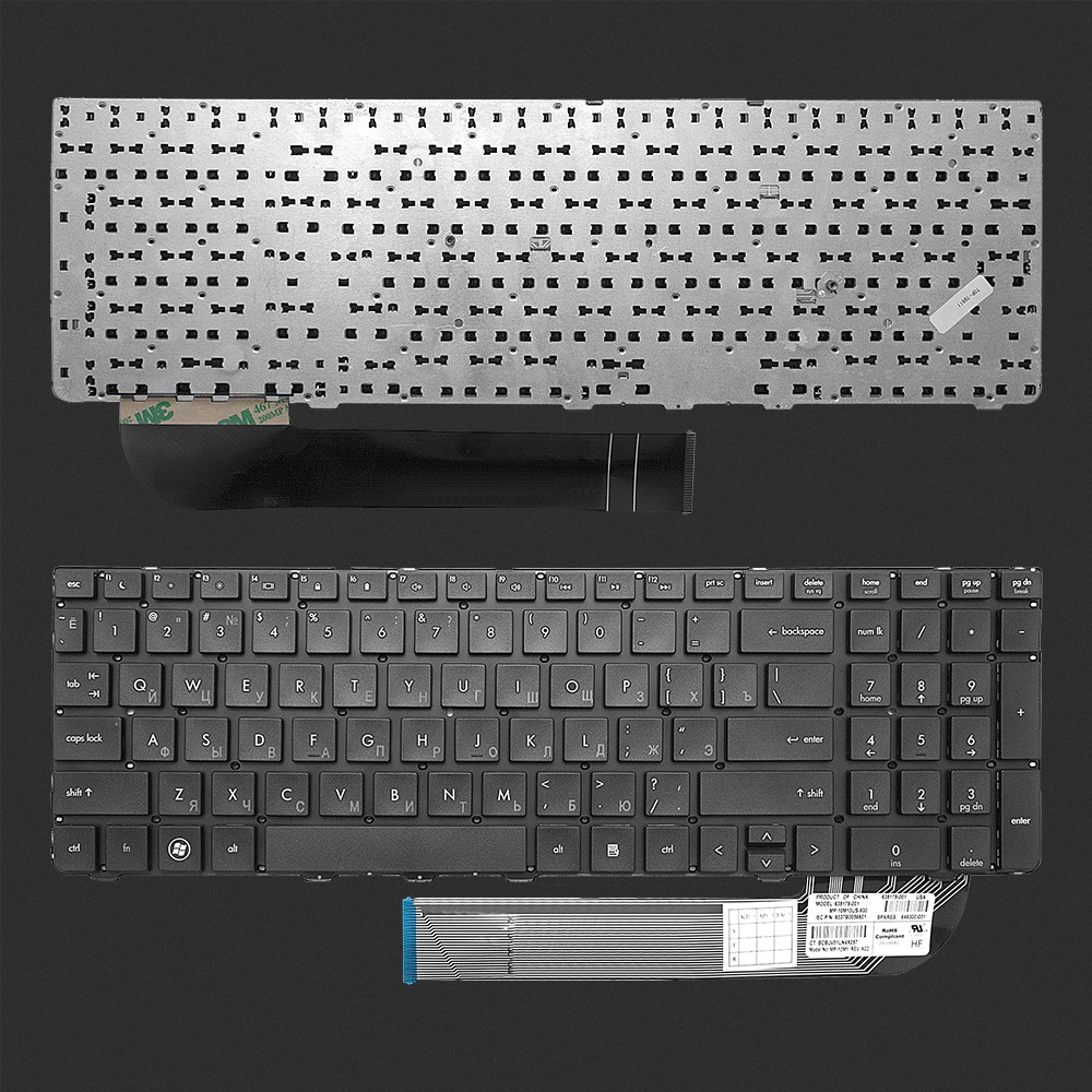 Клавиатура для ноутбука HP Probook 4535S, 4530S, 4730S, черная 002672