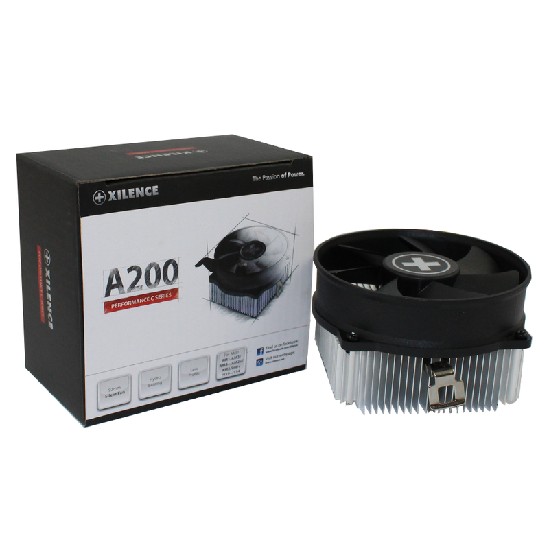 Вентилятор Xilence A200 (XC033) (SocAM3/AM4/FM2, 92mm, 2200rpm, 40.9CFM, 32dB, 89W, 3-pin)