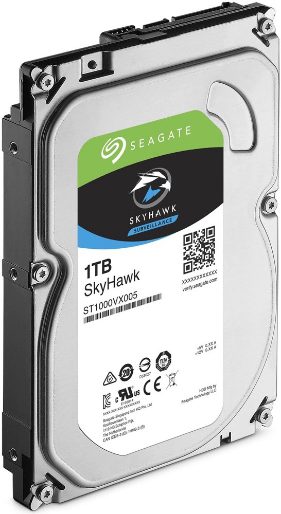 Жесткий диск 1Tb Seagate Skyhawk (ST1000VX005) (SATA-6Gb/s, 7200rpm, 64Mb)