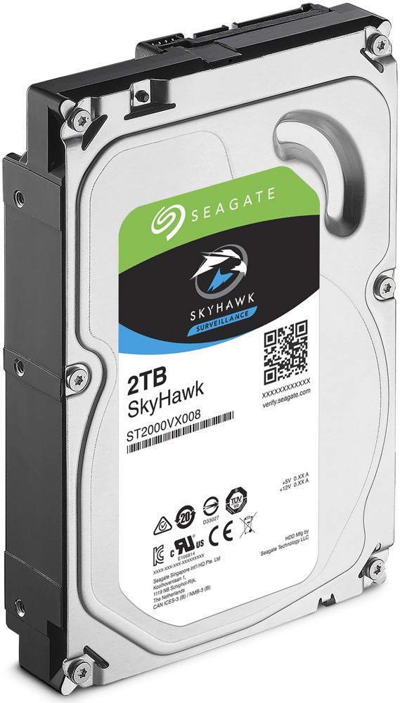 Жесткий диск 2Tb Seagate SkyHawk (ST2000VX008) (SATA-6Gb/s, 7200rpm, 64Mb)