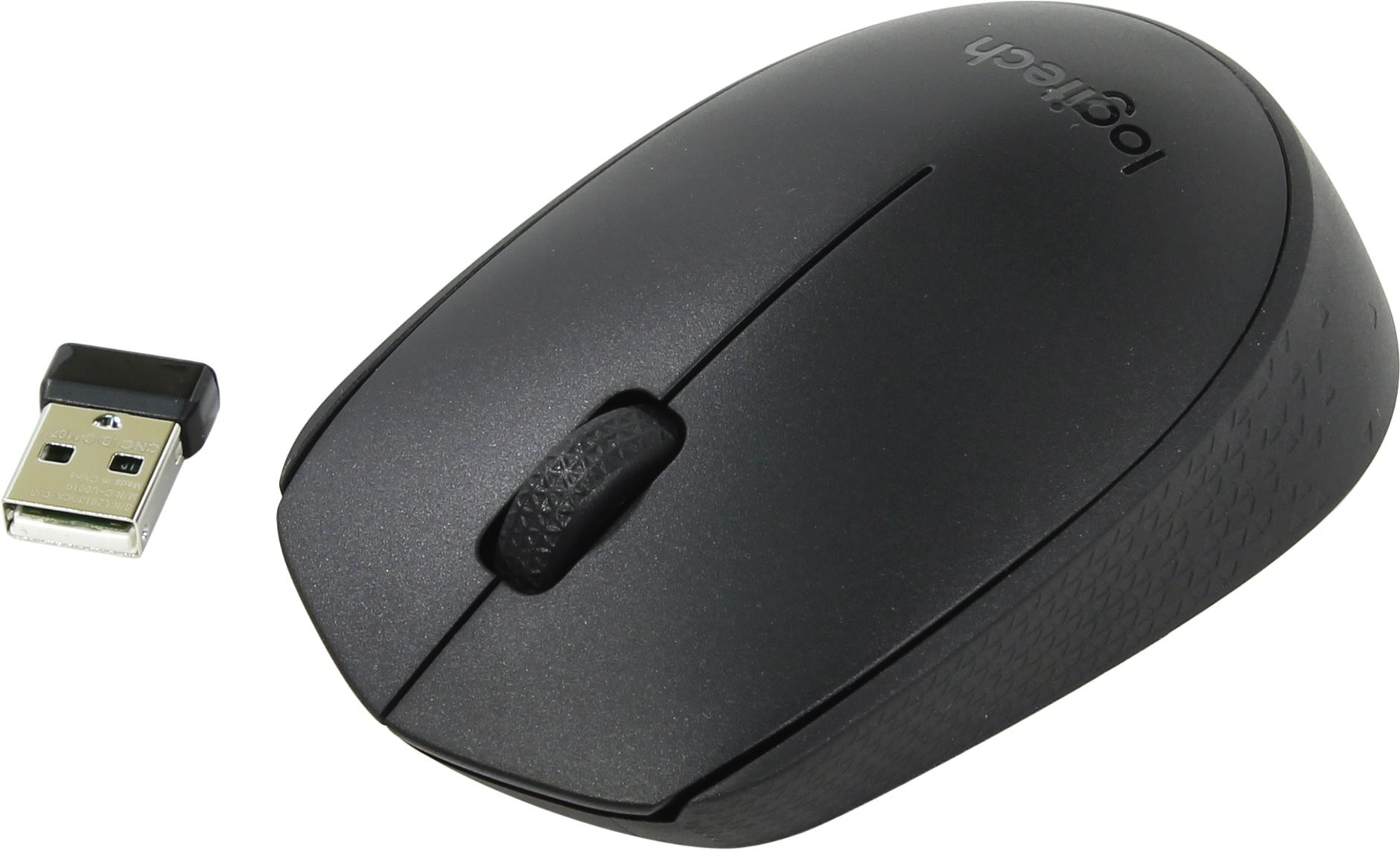Мышь Logitech B170 (910-004798) Black (1000dpi, 3 кнопки, Wireless)