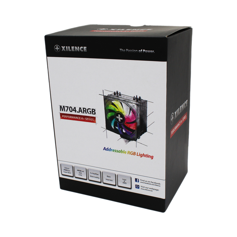 Вентилятор Xilence Performance A+ M704ARGB (XC055) (SocAll, 4xTT 500-1500RPM 120mm HB LED 180W 4-pin)