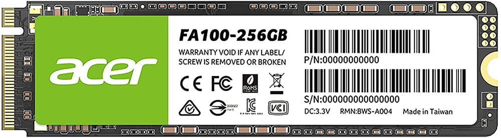 Жесткий диск SSD 256Gb Acer FA100-256GB