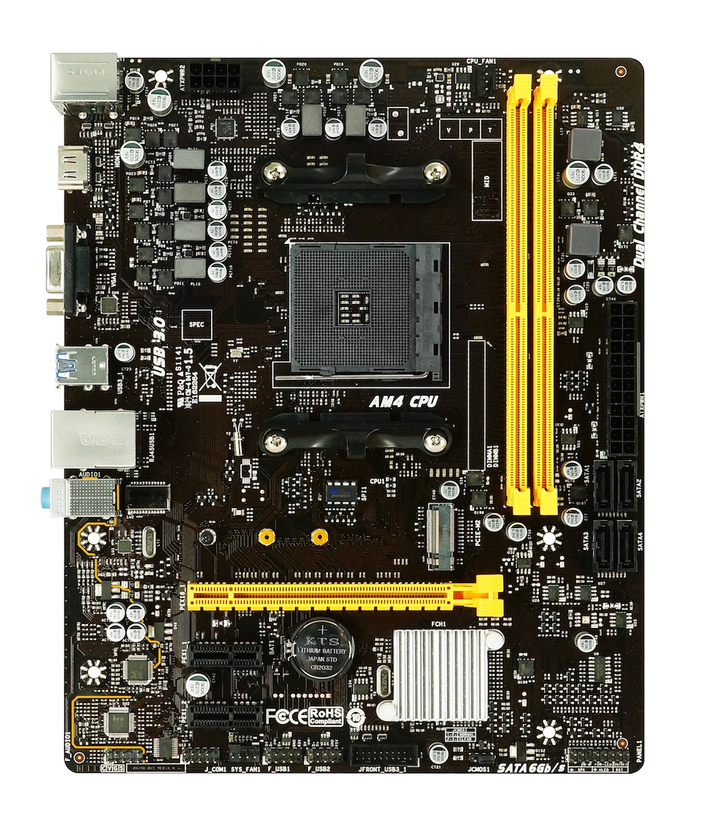Материнская плата Biostar B450MH AMD B450 2xDDR4 HDMI USB3.1 M.2 GLan mATX (SocAM4)