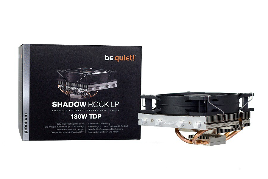 Вентилятор be quiet! SHADOW ROCK LP (BK002) (SocAll, 120mm, 1500rpm, 14.8~25.5dB, 130W, low-profile, 4-pin)
