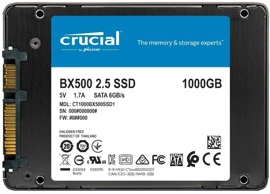 Жесткий диск SSD 1Tb Crucial BX500 (CT1000BX500SSD1)