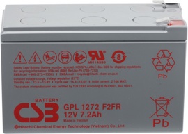 Аккумулятор для ИБП 7.2Ah CSB GPL 1272 F2FR