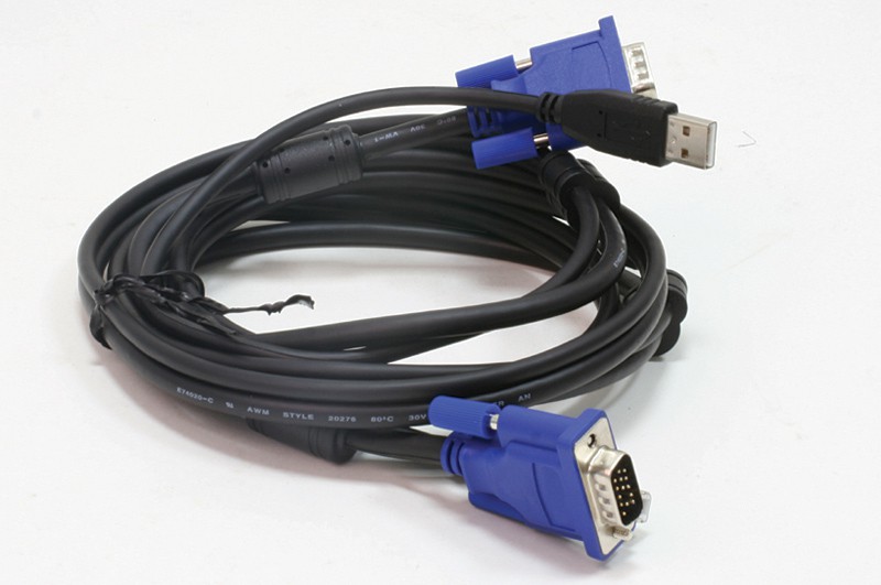 Кабель для KVM переключателя D-LINK DKVM-CU5 4.5m (USB, D-Sub)