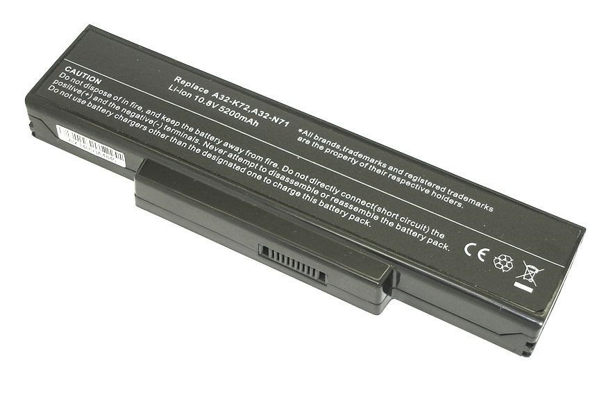 Батарея для ноутбука Asus (009181) (10.8V, 5200mAh, Asus K72 OEM)
