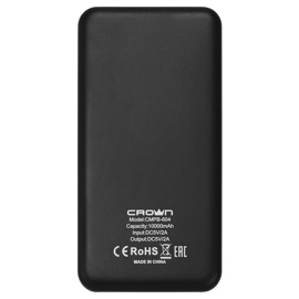 Портативное зарядное устройство CROWN CMPB-604 black