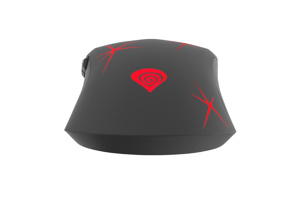 Мышь Genesis Krypton 110 Black (NMG-1056) (2400dpi, 6 кнопок, подсветка, USB)