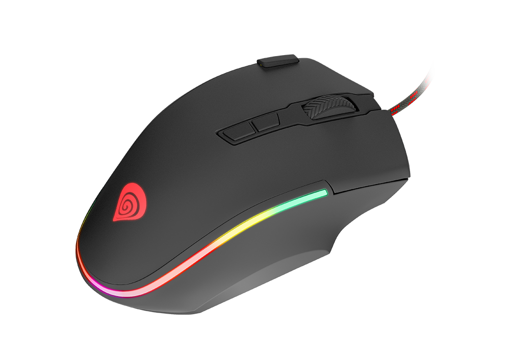 Мышь Genesis Krypton 700 NMG-0905 Black (7200dpi, 8 кнопок, PMW 3310, USB, RGB-подсветка)
