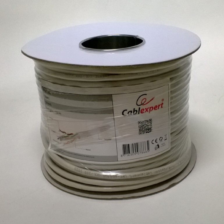 Сетевой кабель Cablexpert UPC-6004SE-SOL/100 (Cat6, сплав) 100m