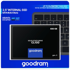 Жесткий диск SSD 480Gb Goodram CL100 Gen.3 (SSDPR-CL100-480-G3)