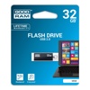 USB flash disk 32Gb Goodram UCU2 32Gb (UCU2-0320K0R11) Black (раскладной корпус, металл, USB 2.0)