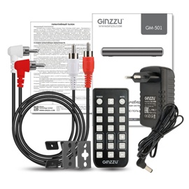Саундбар GINZZU GM-501 (2x10W/HDMI/RCA/Optical/USB/TF/ДУ (2.0))