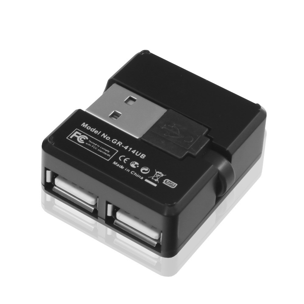 Разветвитель USB GINZZU GR-414UB Black (4-порта USB 2.0)