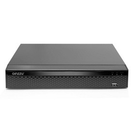 Видеорегистратор GINZZU HD-416 (4ch DVR/NVR 5Mp, HDMI/VGA, 2USB, LAN,мет)