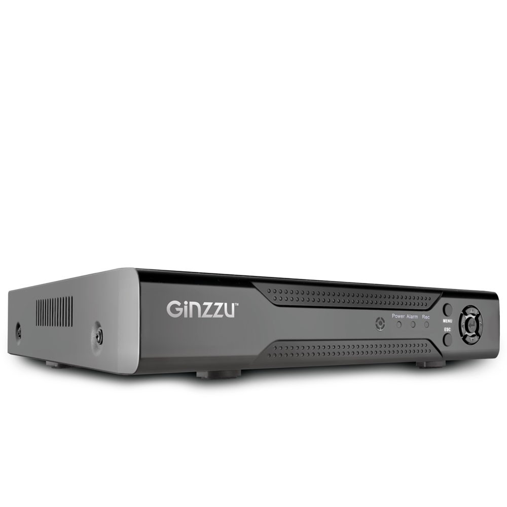 Комплект видеонаблюдения GINZZU HK-420N (4ch, 1080N, HDMI, 1ул+1куп, 2Mp, IR 30м)