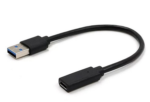 Переходник Cablexpert A-USB3-AMCF-01 USB3.1 Gen1 TypeC (розетка) - USB3.0/2.0 (вилка)