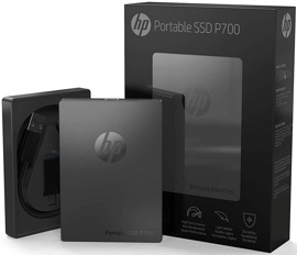 Внешний жесткий диск SSD 256Gb HP P700 (5MS28AA) black