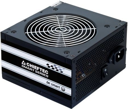 Блок питания 500W Chieftec GPS-500A8 (120мм, 24+4 pin, 1х 6/8 pin, 2x Molex, 3x SATA)